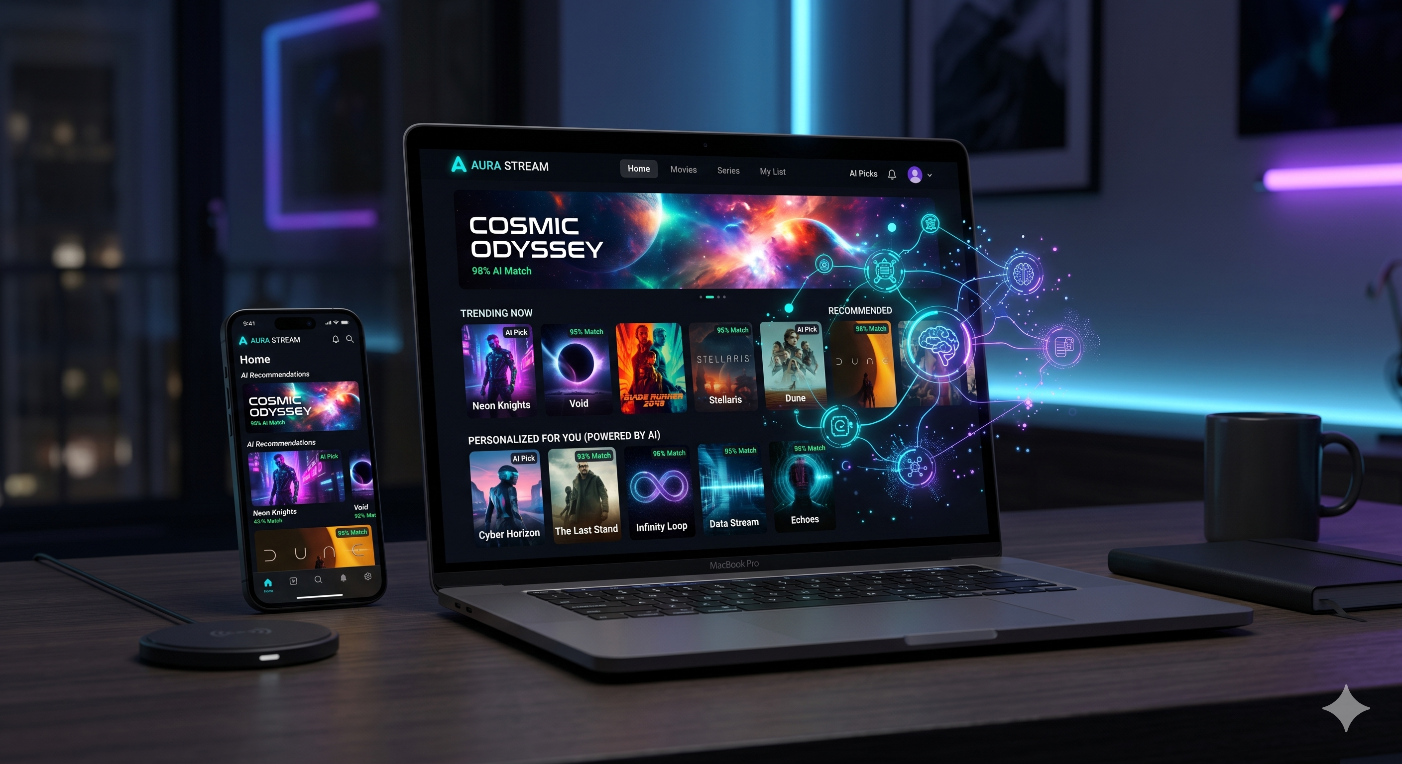 AI-Powered Vertical OTT Platform