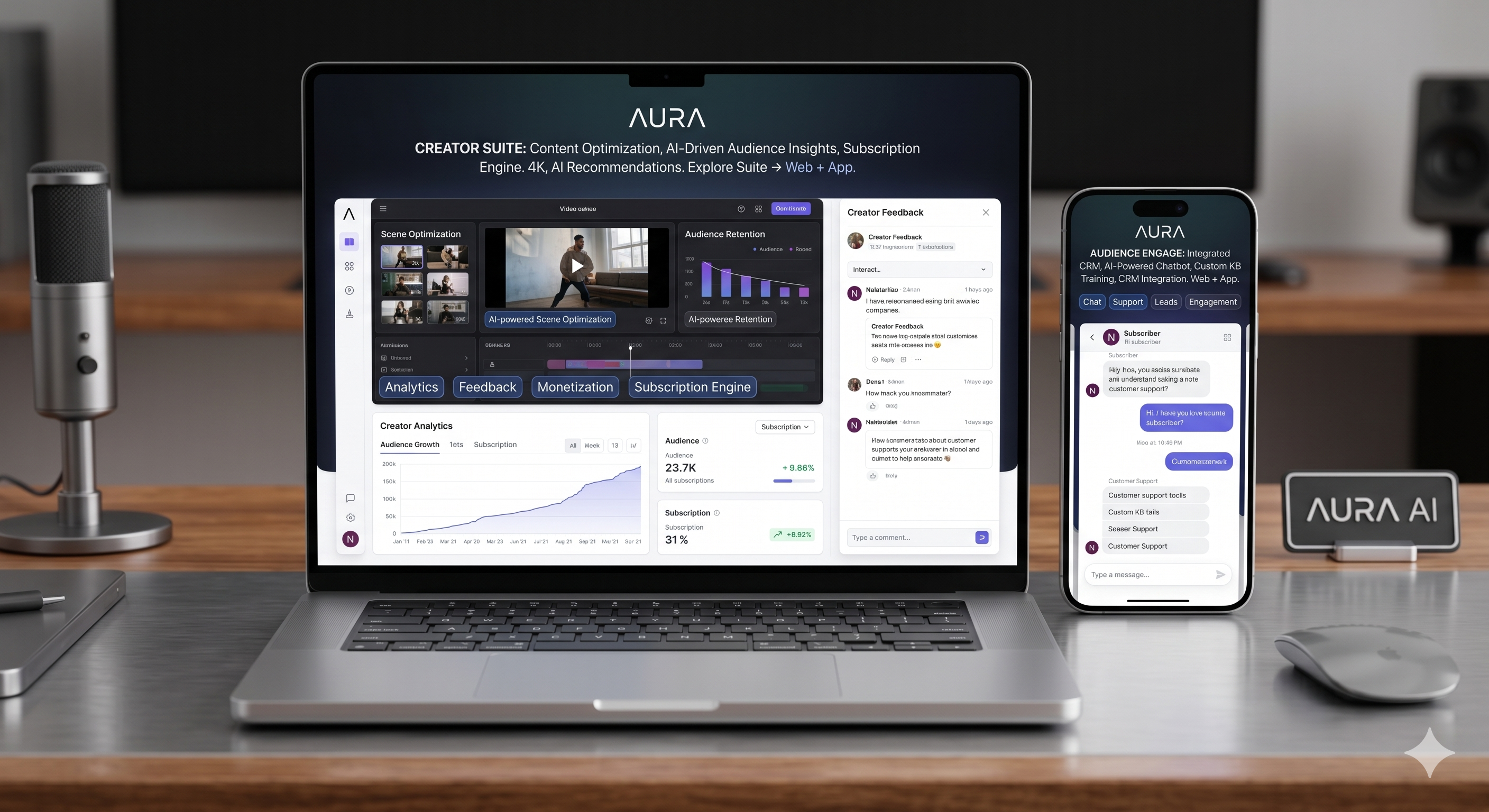 AI Chatbot Web & App Suite